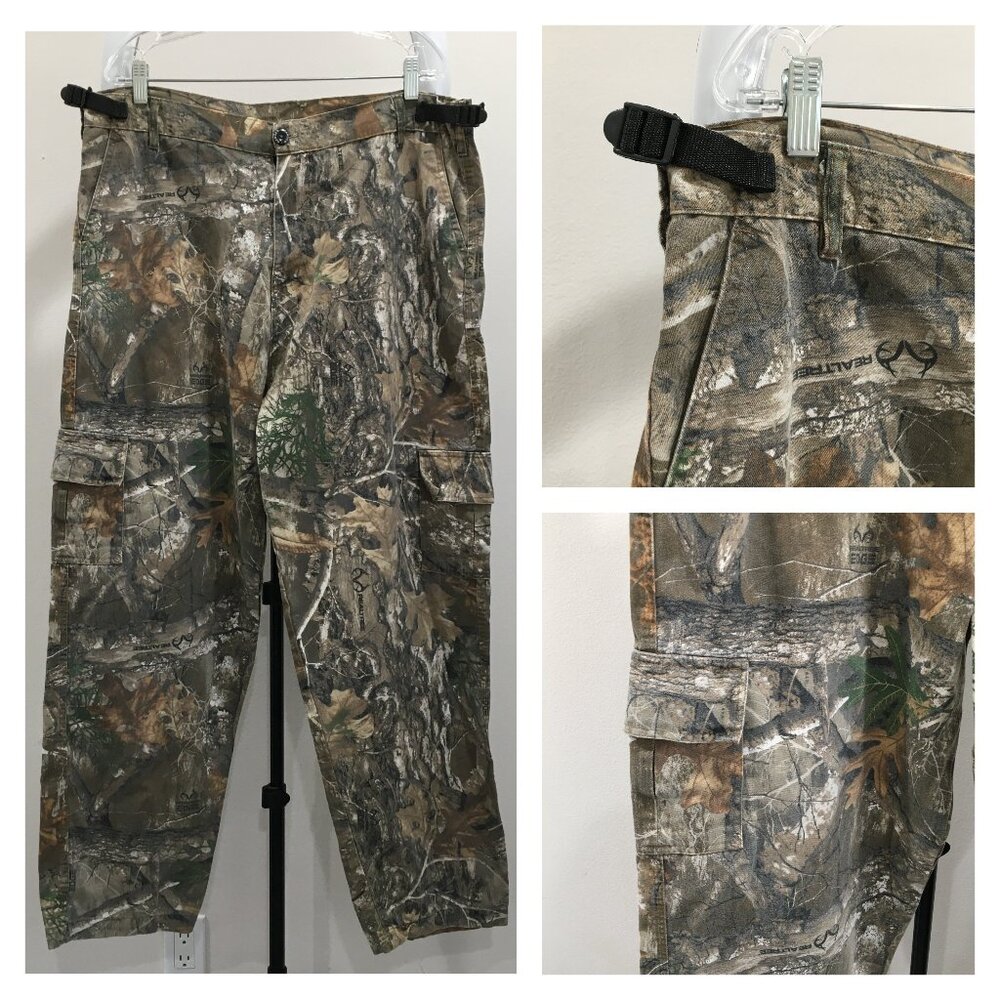 RANGER MultiColor RealTree Camouflage Print Buckle Waist Outdoors Hunting Pant